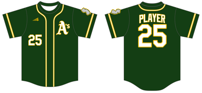 Hamilton A's Custom Nanodri Baseball Jersey #J26D