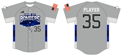Captial City Bombers Custom HexaFlex Baseball Jersey #J1C