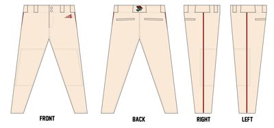 Alabama Hotshots Custom Athletics Baseball Pant #BP1