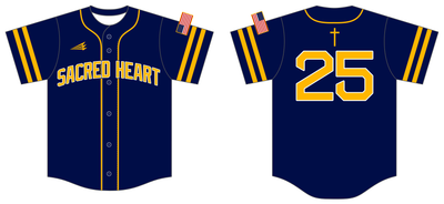 Sacred Heart Knights Custom HexaFlex Baseball Jersey #J1k
