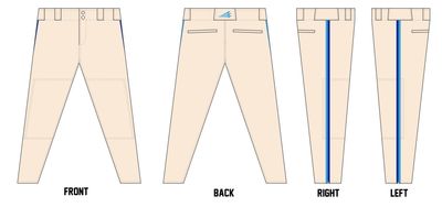 Sluggers Custom Athletic Baseball Pant #BP2B