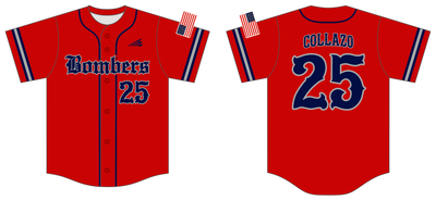 Bombers Custom NanoDri Baseball Jersey #J6C