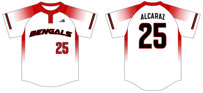 Bengals (Alcaraz) Custom HexaFlex Baseball Jersey #J1e