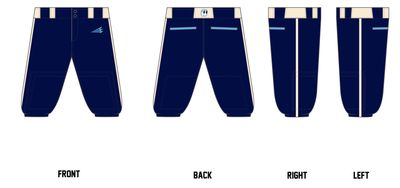 SW Lookouts Custom Knicker Baseball Pant #BP7c