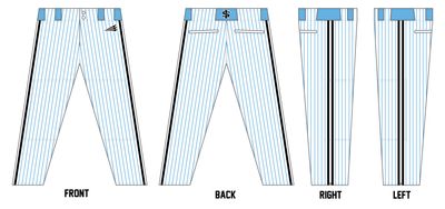 Jr Sycamores Custom Long Relaxed Baseball Pant #BP2