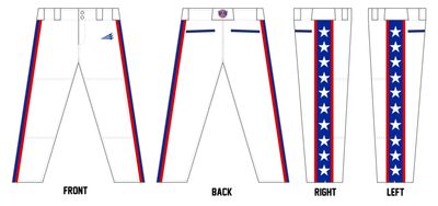 Americans Baseball Club Custom Athletic Baseball Pant #BP13a