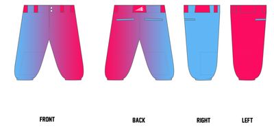 Columbia County Cannons Custom Knicker Baseball Pant #BP1B