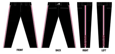 Midwest Mambas Custom Athletic Cut Baseball Pants #BP7B
