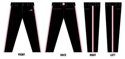 Mission Baseball Custom Athletic Cut Baseball Pants #BP27A