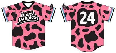 Danville Dairy Daddies Custom NanoDri Baseball Jersey #J2C