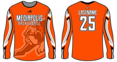 Bulldogs (Schnedler) Custom Longsleeve HyperTee Shooter Shirt #ST4B