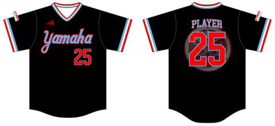 Yamaha Blu Cru Custom HexaFlex Baseball Jersey #J2E