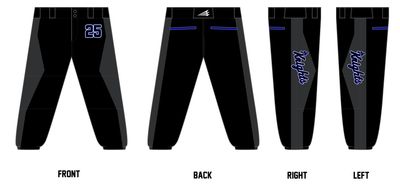 Oak Creek Jr. Knights Custom Fastpitch Pant #FP2C