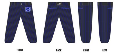 Oak Creek Jr. Knights Custom Fastpitch Pant #FP3B