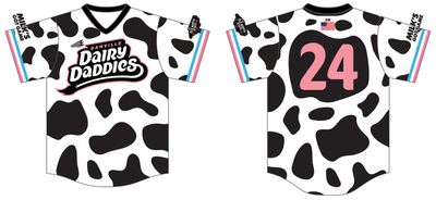 Danville Dairy Daddies Custom NanoDri Baseball Jersey #J1E