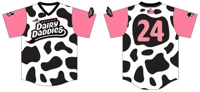 Danville Dairy Daddies Custom NanoDri Baseball Jersey #J1C