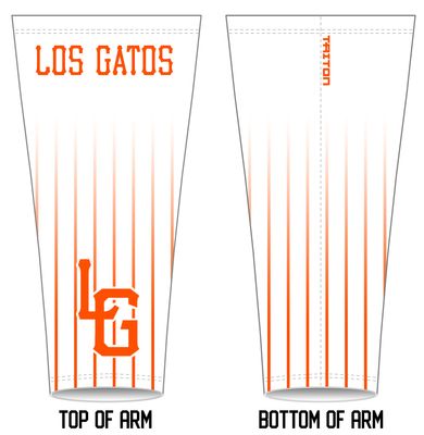 Los Gatos Little League Custom Arm Sleeve #AS2