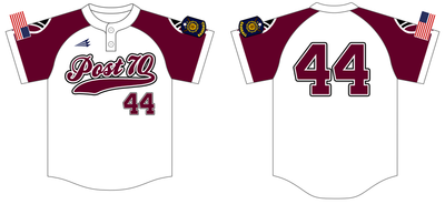 Troy Post 70 Custom HexaFlex Baseball Jersey #J4
