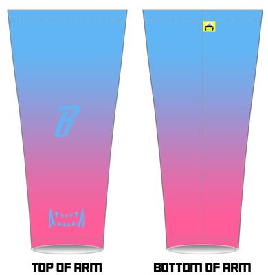 Blizzard Baseball Club Custom Arm Sleeve #AS4B