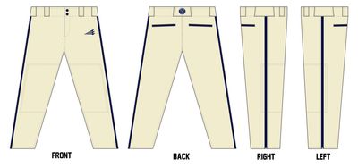 Mission Baseball Custom Athletic Cut Baseball Pants #BP6D