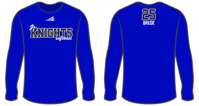 Oak Creek Jr. Knights Softball Custom Longsleeve HyperTee #LHT1