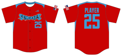 Stingrays (Burney) Custom Hexaflex Baseball Jersey #J4
