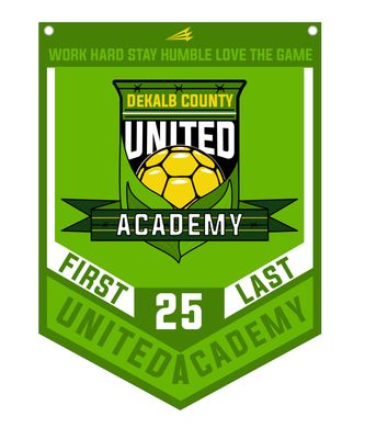 DeKalb County United Academy Custom Banner #CB3