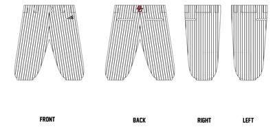 Border City Backs Custom Knicker Baseball Pant #BP6B