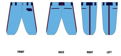 Nebraska Prime Custom Knicker Baseball Pant #BP1DK