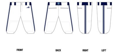 Blue Sox Sports Custom Knicker Baseball Pant #BP15K