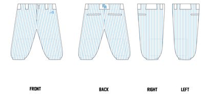 Frozen Rope Custom Knicker Baseball Pant #BP2B