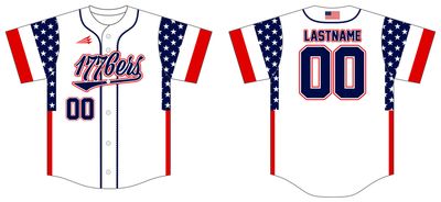 1776ers Custom NanoDri Baseball Jersey #J2D