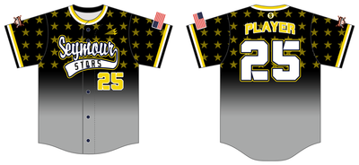 SEYMOUR STARS Custom HexaFlex Baseball Jersey #J3I