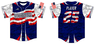 Park Ridge Warriors Custom NanoDri Baseball Jersey #J1