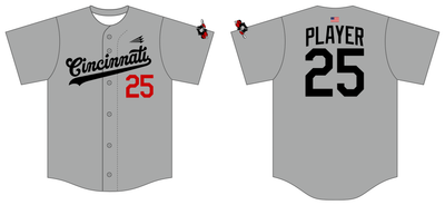 Cincinnati Raiders Custom HexaFlex Baseball Jersey #J3B