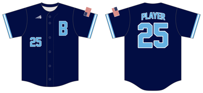 Burrell Bucs Custom HexaFlex Baseball Jersey #J1C