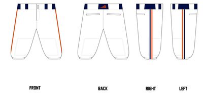 TYA Tigers Custom Knicker Baseball Pant #BP2BK