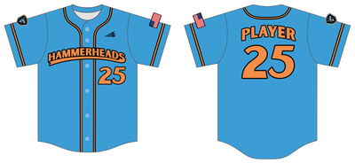 KC Hammerheads Custom Nanodri Baseball Jersey #J1C
