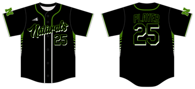 Greenwood Naturals Custom HexaFlex Baseball Jersey #J3