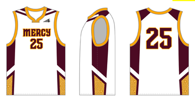 Mercy Custom HexaFlex Basketball Jersey #J6