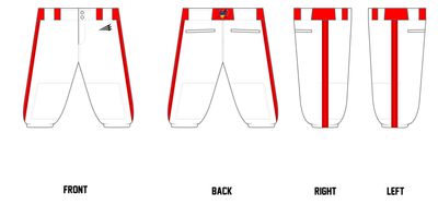 Carolina Reapers Custom Knicker Baseball Pant #BP2C