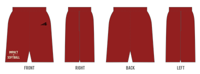 Impact Softball (Giangrand) Custom Revolution Pocket Shorts #RV2