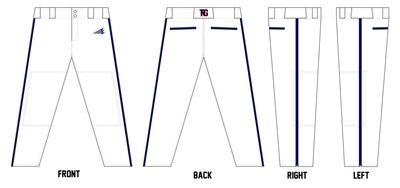 TNG Prospects Custom Athletic Cut Baseball Pants #BP14B