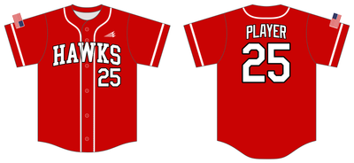 Herndon Hawks Custom HexaFlex Baseball Jersey #J3B