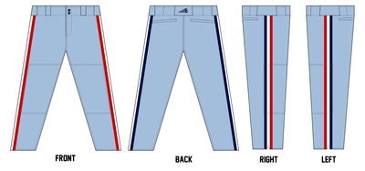 TNG Prospects Custom Athletic Cut Baseball Pants #BP1B