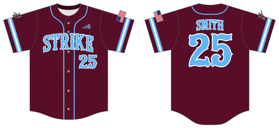 J'Town Strike Custom NanoDri Baseball Jersey #J3