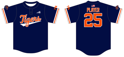 TYA Tigers Custom NanoDri Baseball Jersey #J2