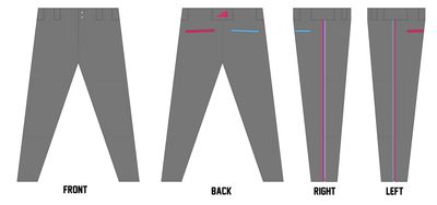 Kc Kryptonite Custom ProFit Baseball Pant #BP5D