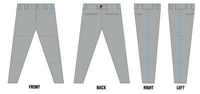 Arkansas Hornets Custom Athletic Baseball Pant #BP5B