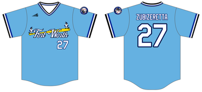 Fort Worth Panthers Custom NanoDri Baseball Jersey #J3B